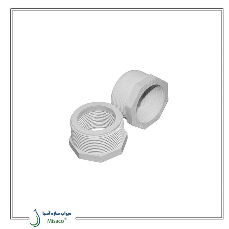 تبدیل دنده ای رزوه ای U-PVC ویسپار