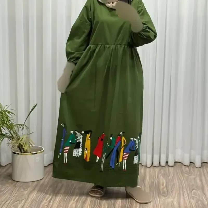 پیراهن ساحلی لینن فری سایز تا 52 زنانه کد 713 بنددار شیک و راحت چهارفصل — تصویر ۴
