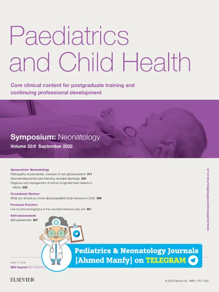 کتاب September 2022 – NEONATOLOGY – Pediatrics and child health (نوزادشناسی، سپتامبر ۲۰۲۲) نسخه انگلیسی PDF