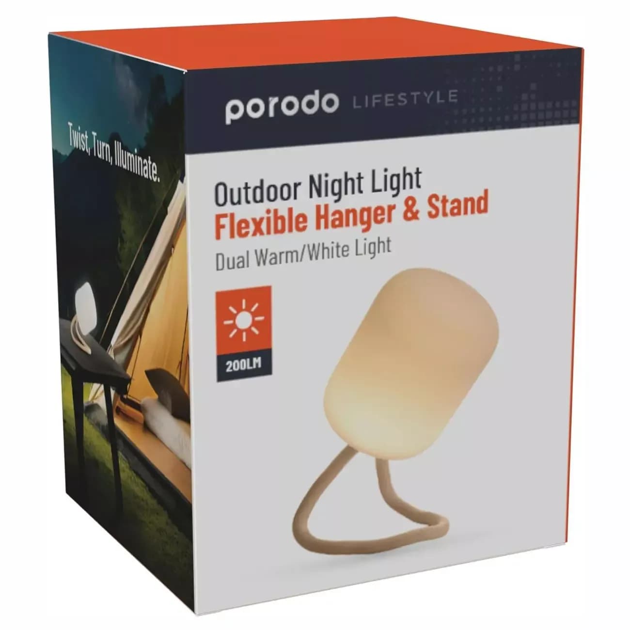 چراغ خواب پرودو مدل Outdoor Night Light — تصویر ۳