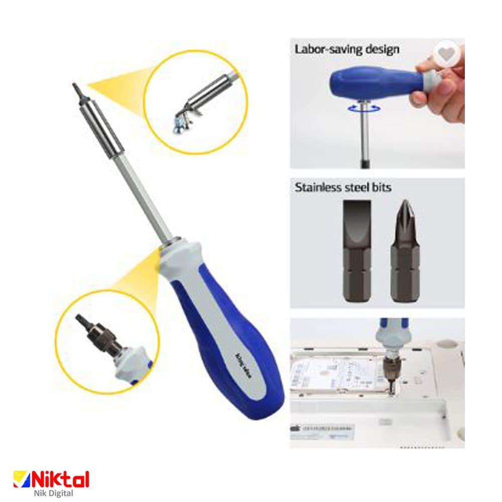 مجموعه پیچ گوشتی های حرفه ای مدل KS-8895 — تصویر ۶