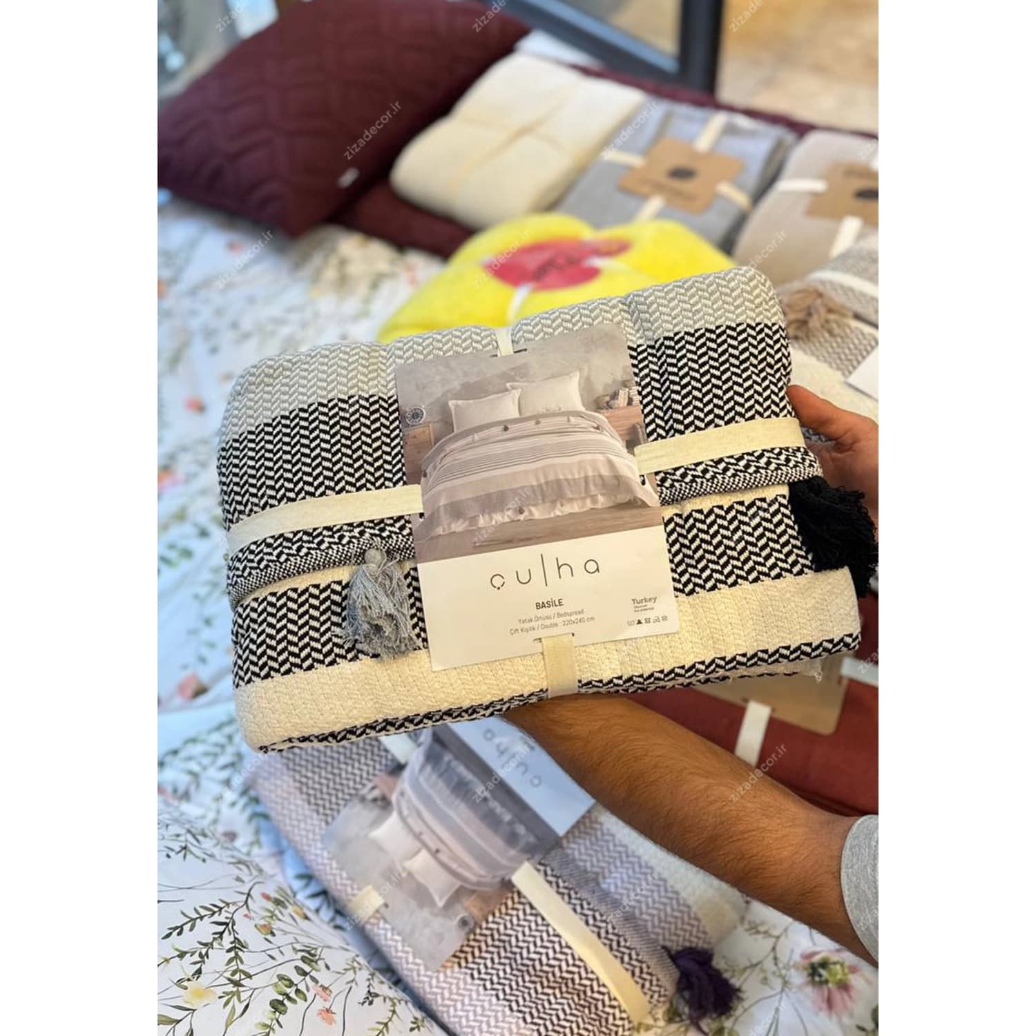 روتختی پیکه بافت ترک برند Culha مدل Basile — تصویر ۳