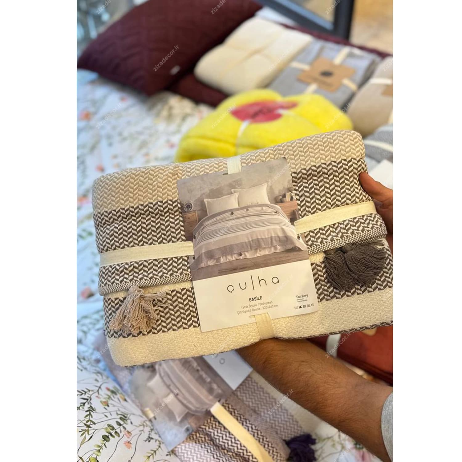 روتختی پیکه بافت ترک برند Culha مدل Basile — تصویر ۴