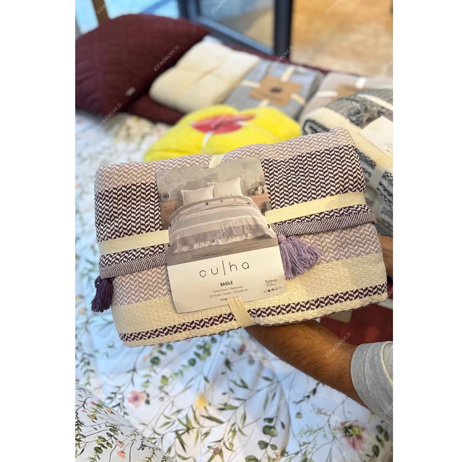 روتختی پیکه بافت ترک برند Culha مدل Basile — تصویر ۵