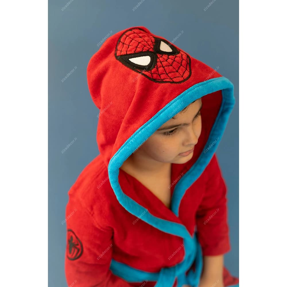حوله تنپوش کلاهدارفانتزی کودک طرح مرد عنکبوتی اسپایدرمن Spiderman — تصویر ۵