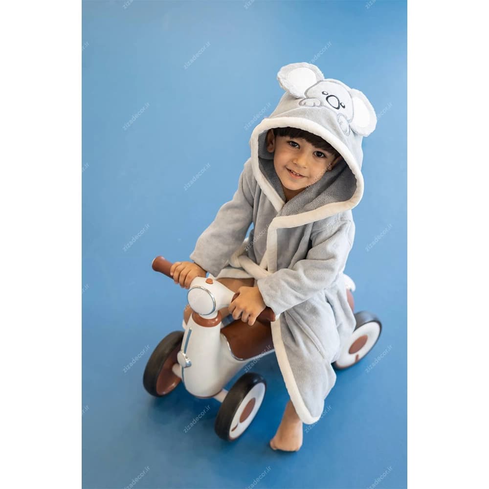 حوله تن‌پوش کلاه‌دار فانتزی کودک طرح کوالا پسر Koala — تصویر ۹