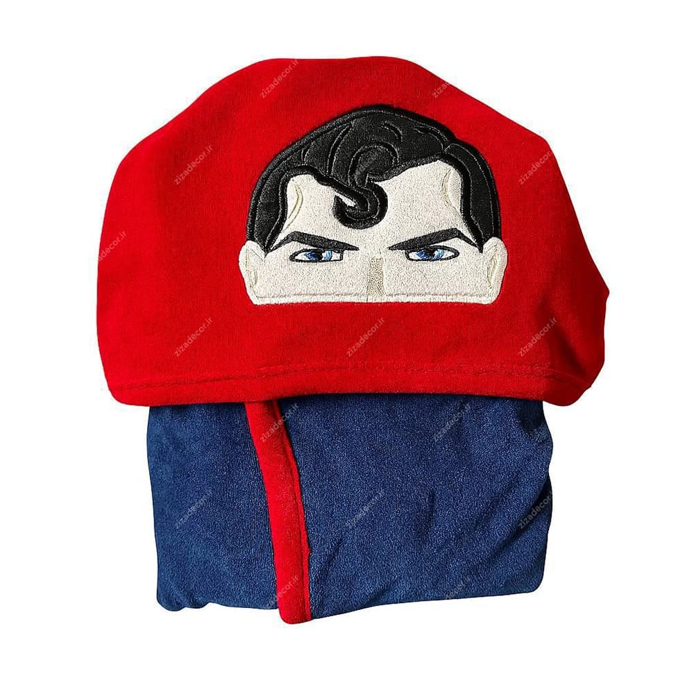 حوله تنپوش کلاهدار فانتزی کودک طرح سوپرمن Superman