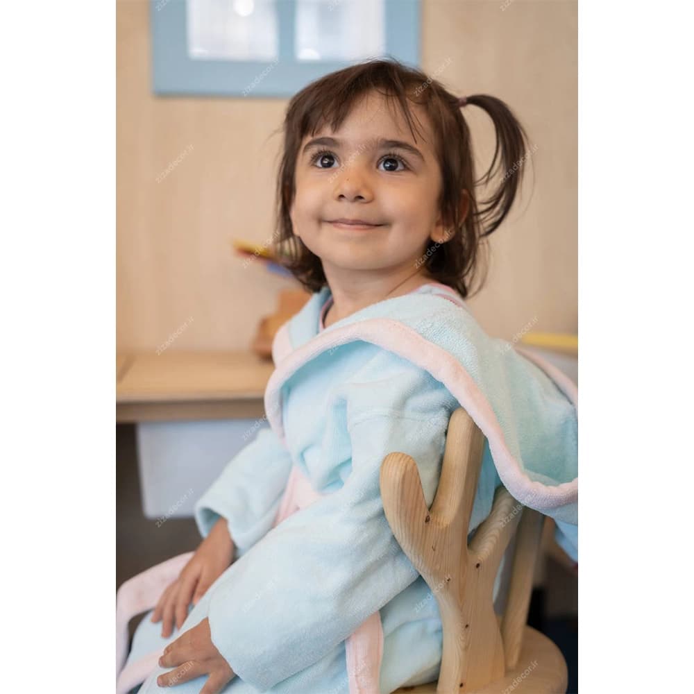 حوله تنپوش کلاهدار فانتزی کودک طرح خرگوش Bunny — تصویر ۵