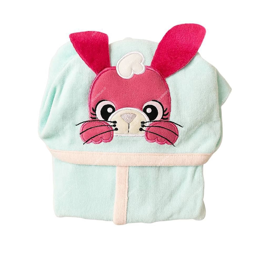 حوله تن‌پوش کلاه‌دار فانتزی کودک طرح خرگوش Bunny