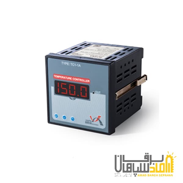 ترموکنترولر(ترموستات) -50 تا +150 با سنسور PT100 تک رله ای 96*96 مدل TC1-1A برنا الکتریک — تصویر ۲