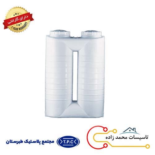 مخزن آب 2000 لیتر عمودی آسان رو طبرستان ارتفاع 188.5 — تصویر ۲