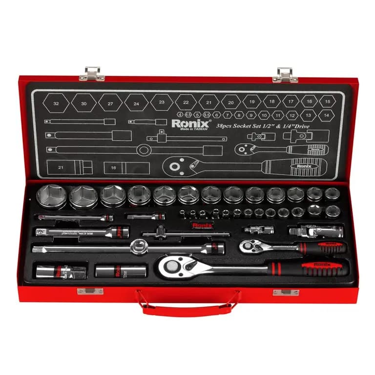 مجموعه 38 عدد بکس رونیکس RH-2638