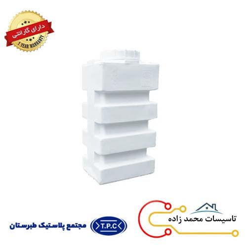 مخزن آب 200 لیتر مکعبی عمودی طبرستان ارتفاع 115.5 — تصویر ۲