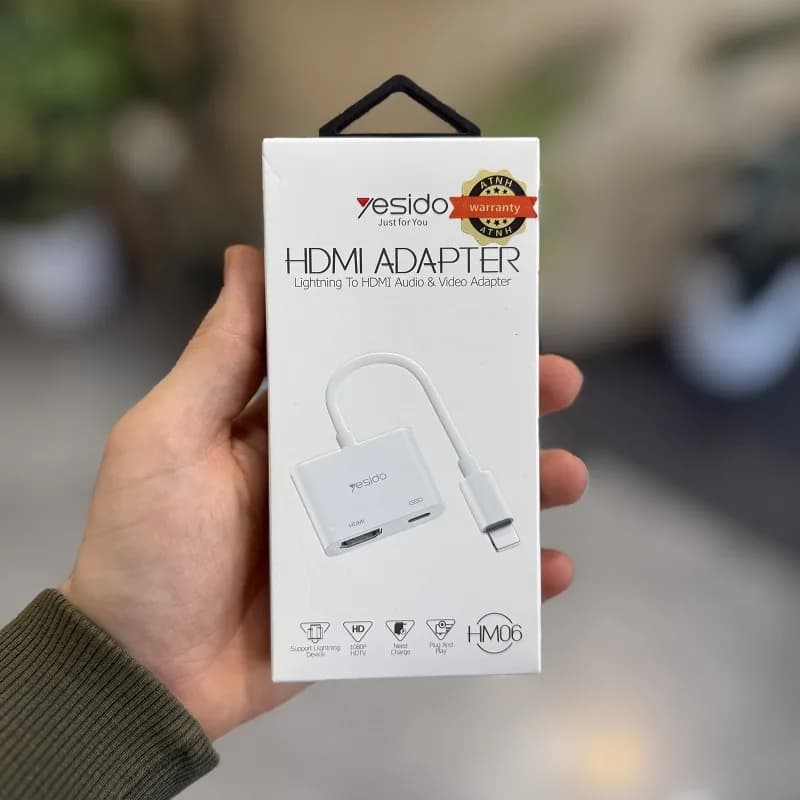 کابل لایتنینگ به HDMI یسیدو مدل HM06