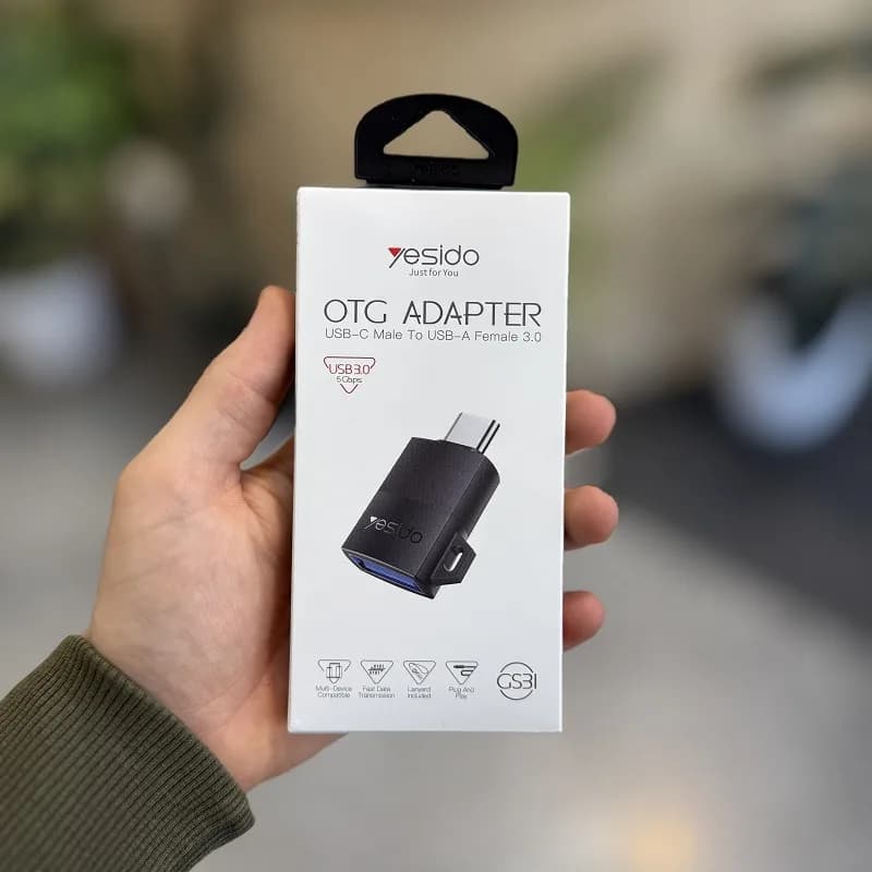 تبدیل USB3.0 به Type-C یسیدو مدل Yesido GS31 — تصویر ۲