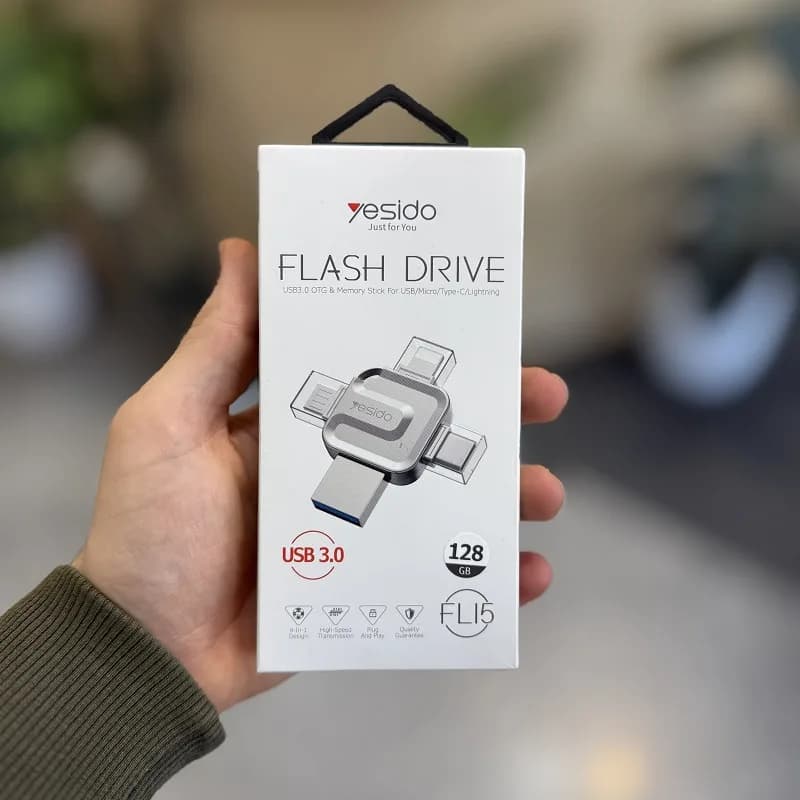 فلش مموری یسیدو مدل FL15 ظرفیت ۲۵۶ گیگابایت USB 3.0