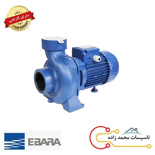 پمپ آب سه اسب اسب تک پروانه سانترییفیوژ چدنی تکفاز دو اینچ ابارا سری CMC-3-00M
