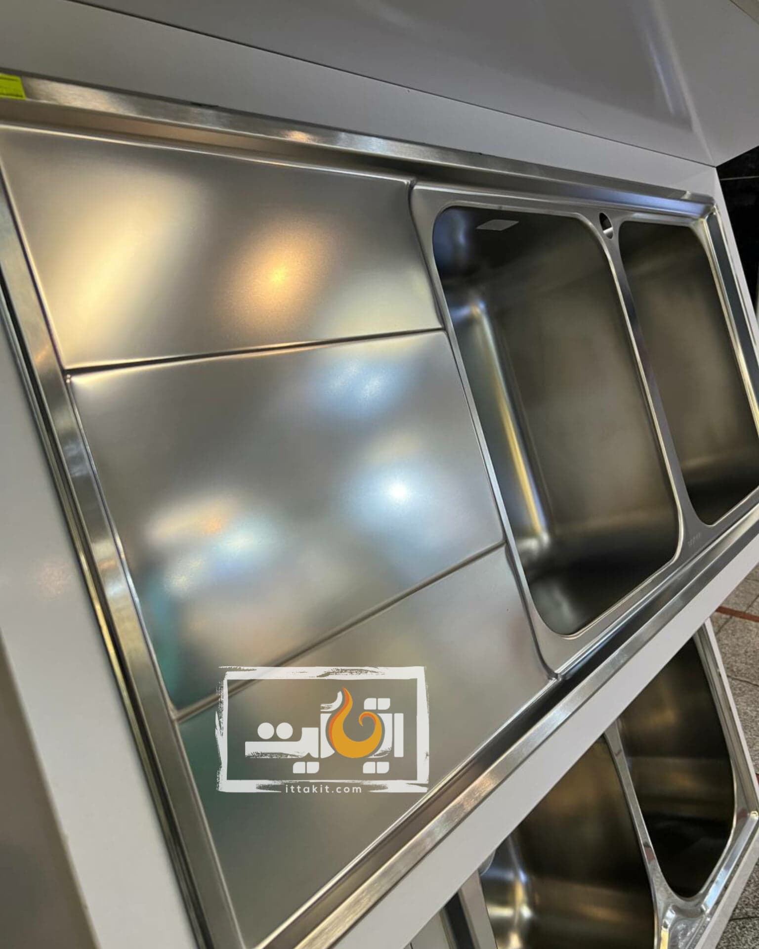 سینک پرنیان استیل مدل PS1215 — تصویر ۶