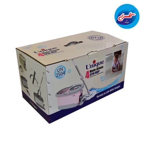 سطل و تی نظافت یونیک چرخدار 2504 — تصویر ۶