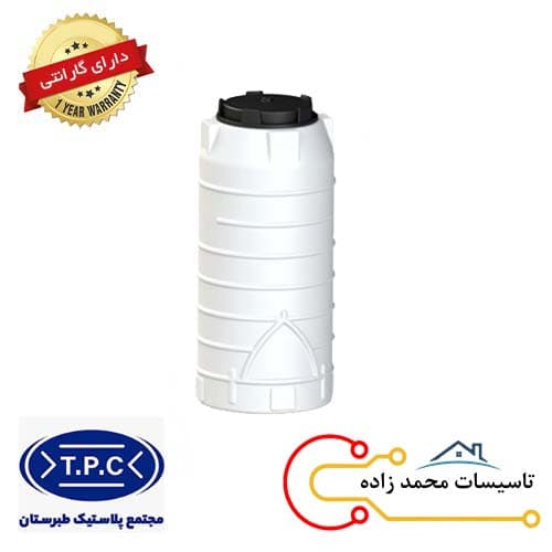 مخزن آب 1500 لیتری عمودی بلند طبرستان ارتفاع 210
