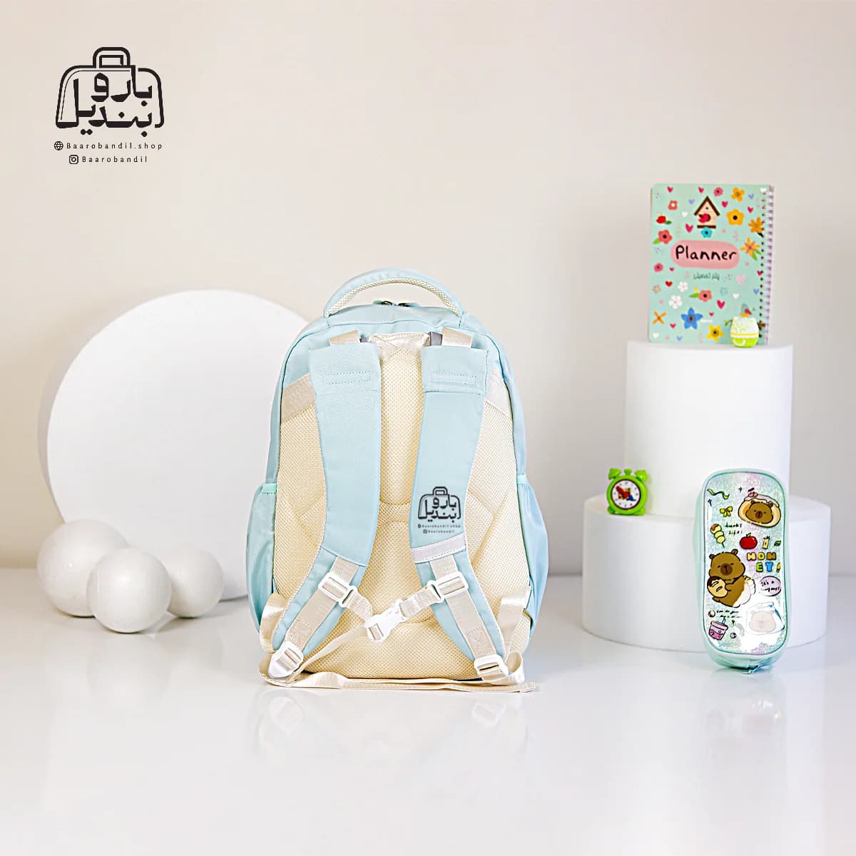 کوله‌پشتی مدرسه هپی بیبی Happy Baby کد ۱۳۰۵ — تصویر ۴