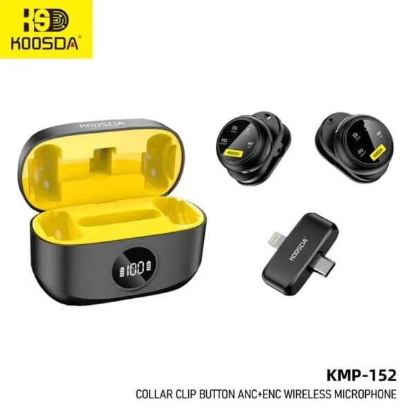میکروفون سکه‌ای یقه‌ای بی‌سیم مدل KMP-152