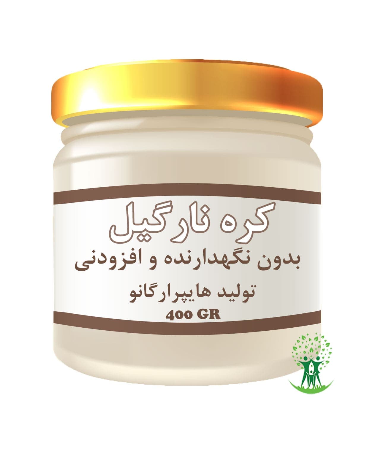 کره نارگیل 400 گرمی هایپرارگانو