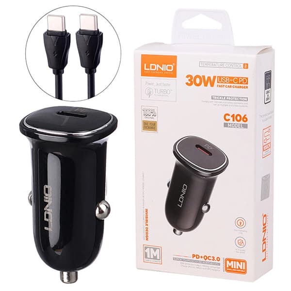 شارژر فندکی خودرو Ldnio C106 — تصویر ۵