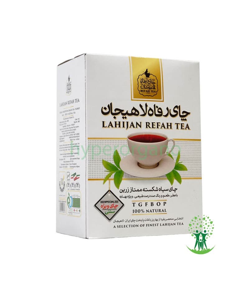 چاي سياه ممتاز سنتي 350 گرمی رفاه لاهیجان