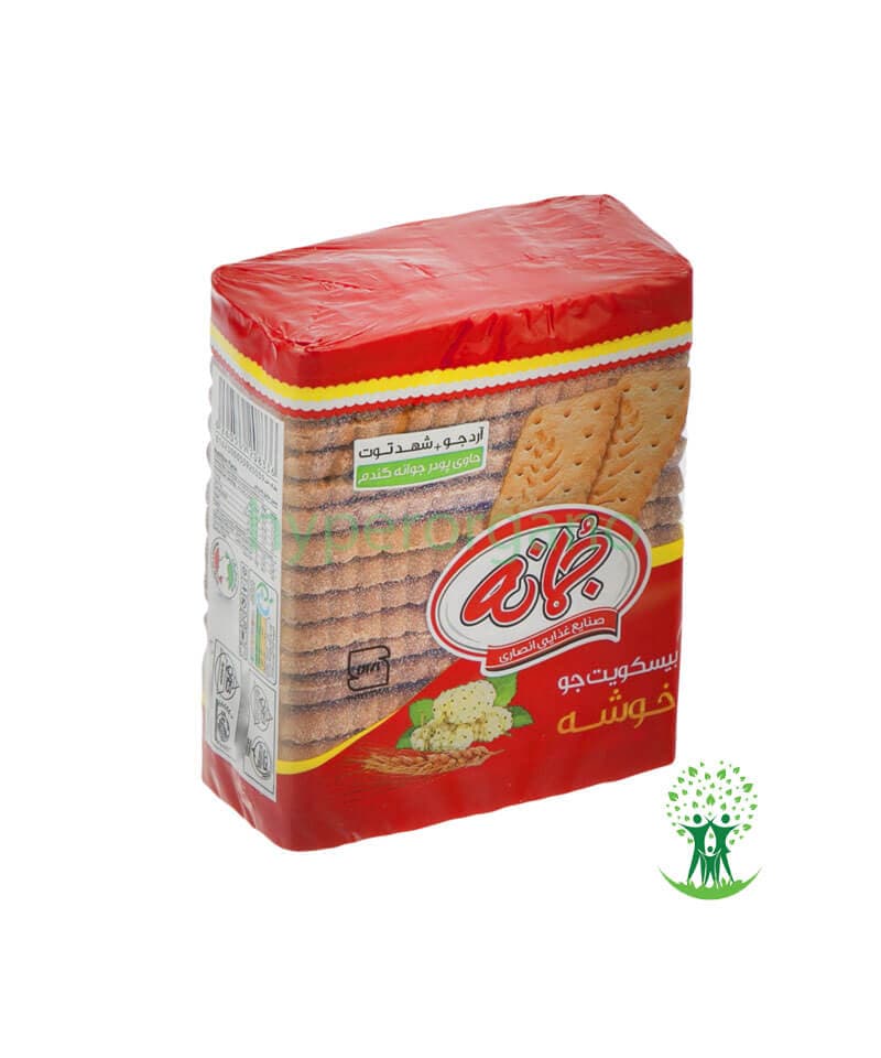 بیسکویت جو خوشه 250 گرمی جمانه
