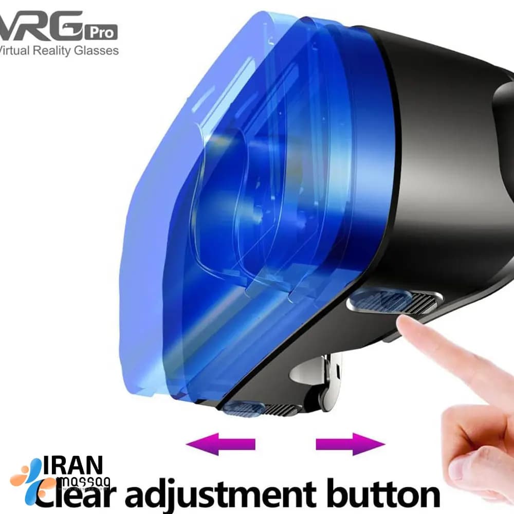 عینک واقعیت مجازی مدل VRG Pro2 | با لنزهای قابل تنظیم — تصویر ۳