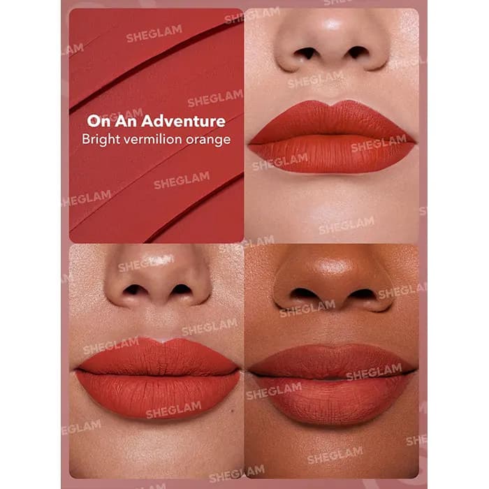 رژ لب جامد مات شیگلم مدل داینامات رنگ ON AN ADVENTURE حجم 2.7 میل — تصویر ۳