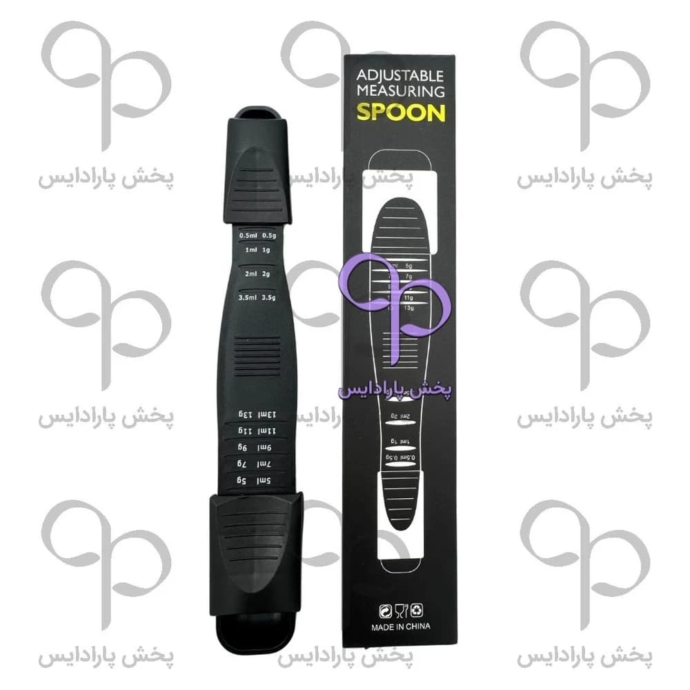 پیمانه قاشقی مدرج متحرک چینی