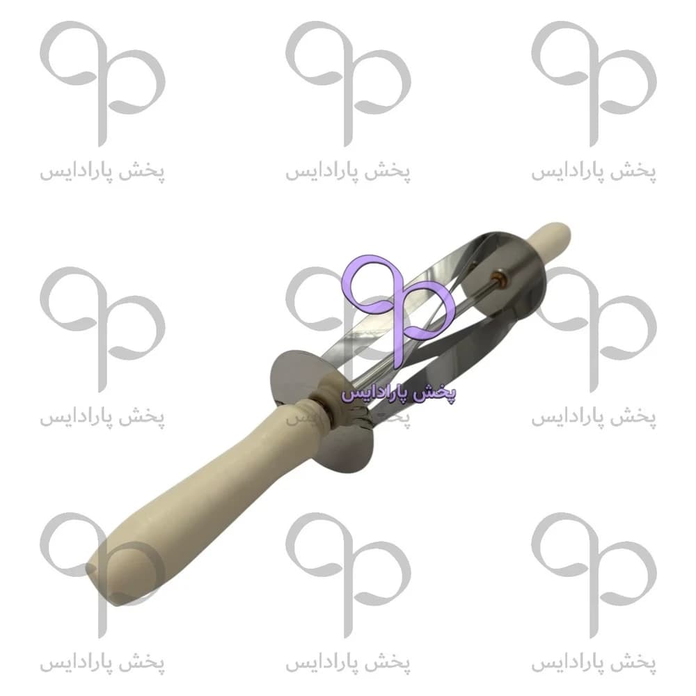 وردنه کروسان تیغه استیل 25 سانت چینی