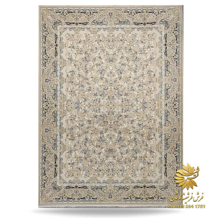 فرش افشان 1500 شانه تراکم 4500 سیتا ترمه ای