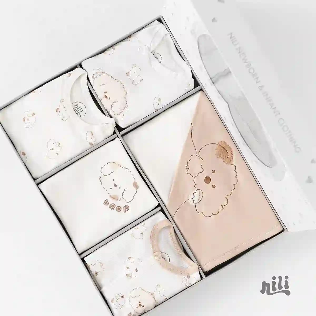 ست بیمارستانی 13 تکه نیلی nili طرح هاپو