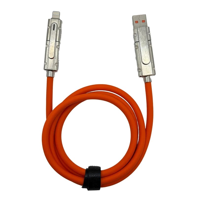 کابل شارژ چندکاره USB به Lightning ، Type-C و USB-C