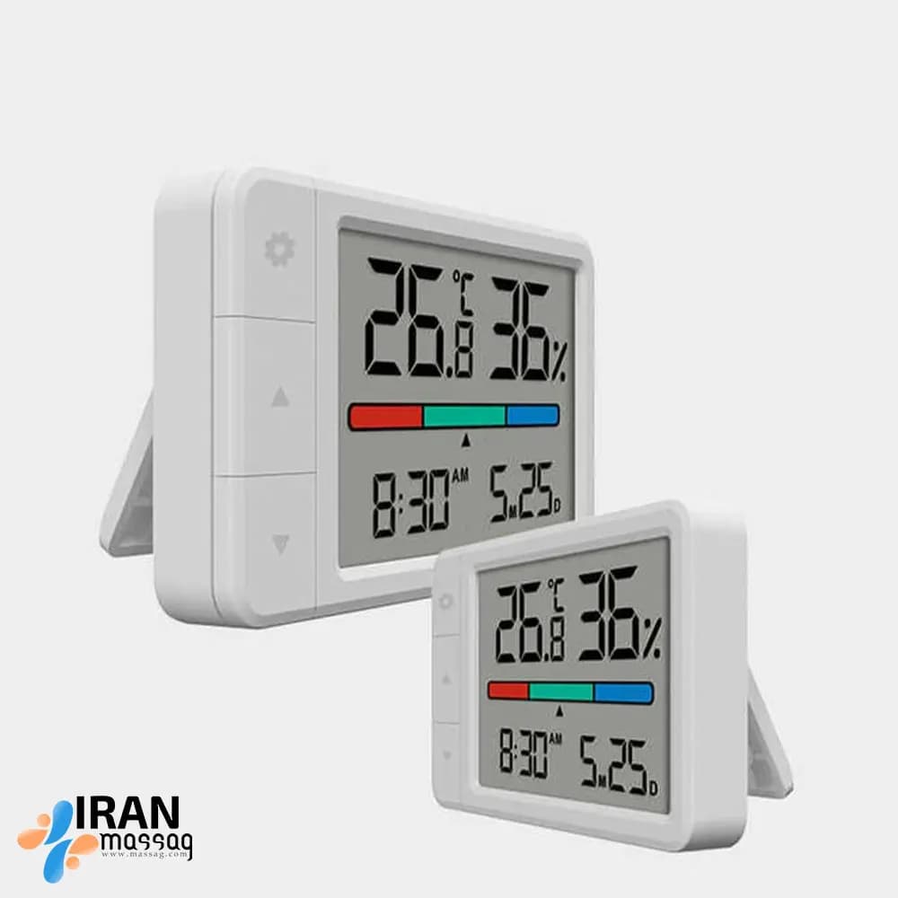 دماسنج و رطوبت سنج دیجیتال شیائومی مدل C306 | دقت بالا + طراحی مینیمال — تصویر ۲