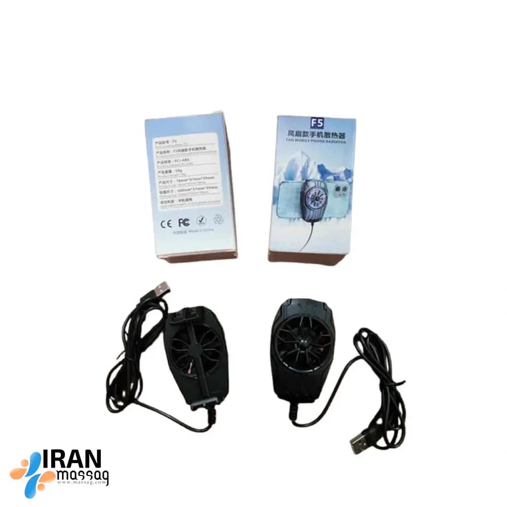 فن خنک کننده گوشی موبایل AL08 | مجهز به فن ۷ پره و اتصال گیره‌ای — تصویر ۳