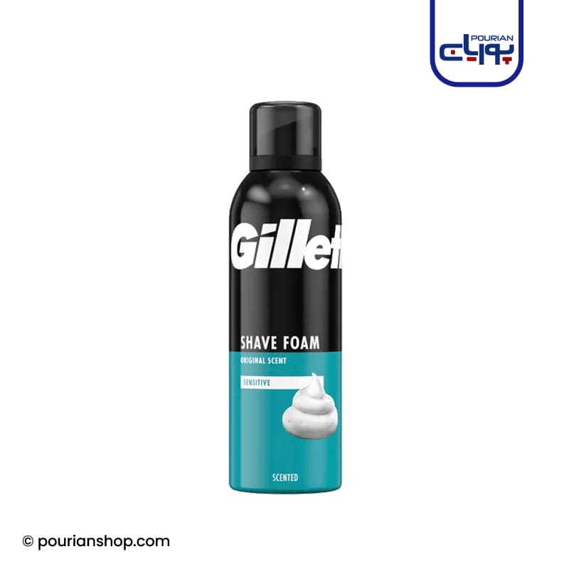 فوم اصلاح پوست های حساس Sensitive ژیلت