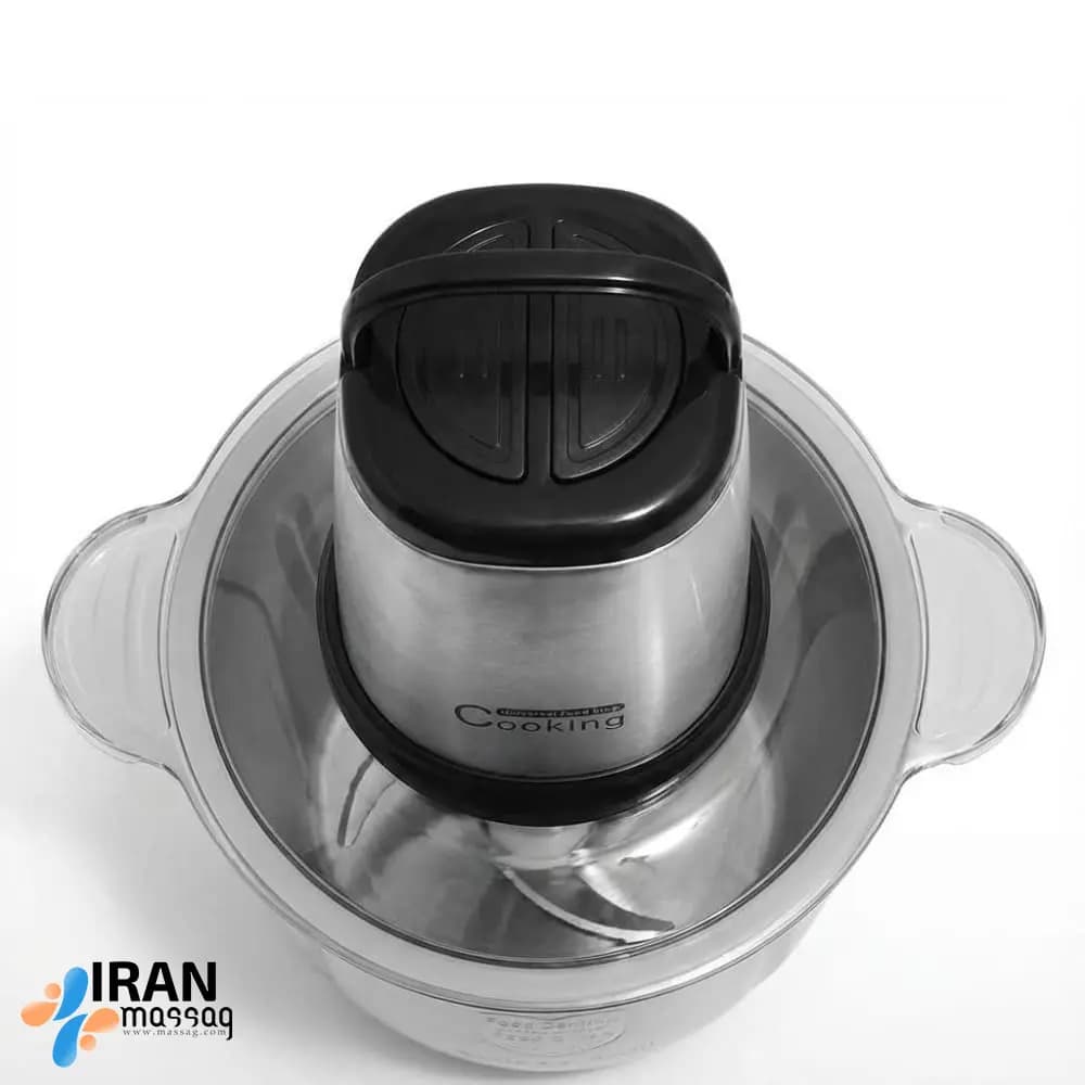 خرد کن 3 لیتر کوکینک مدل xz300 | دارای کاسه استیل | دارای موتور قدرتمند — تصویر ۴