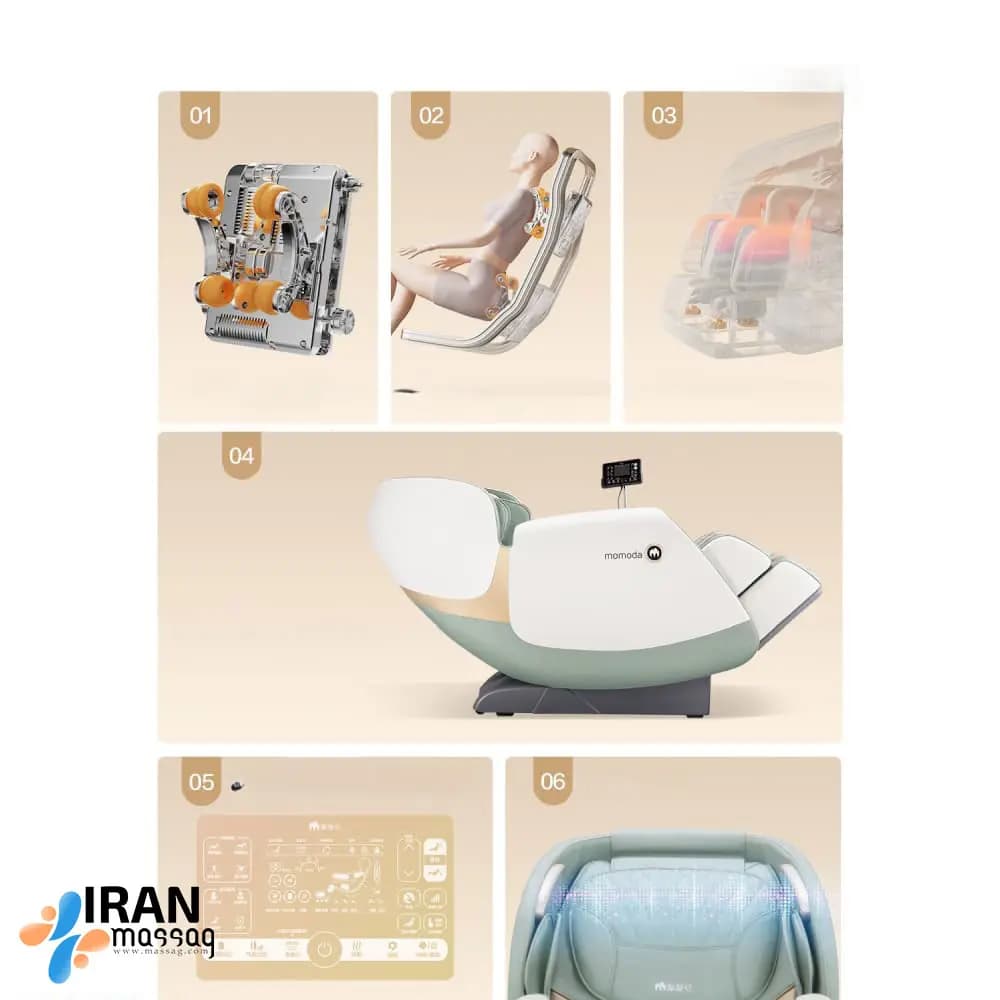 صندلی ماساژ شیائومی M610 Pro | با تکنولوژی 3D + SL Track (با شرایط اقساطی) — تصویر ۴