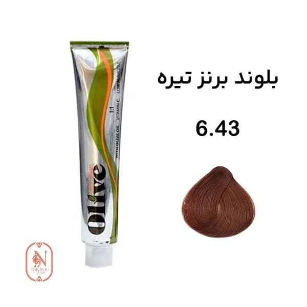 رنگ مو الیو شماره 6.43 رنگ (بلوند برنز تیره)