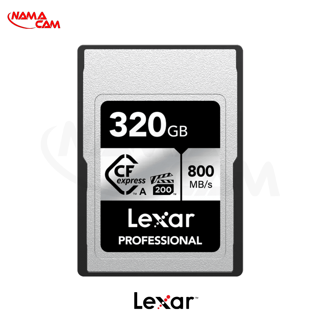 کارت حافظه لکسار 320 گیگ CFexpress تایپ A سری نقرهای-Lexar CFexpress 320G Silver