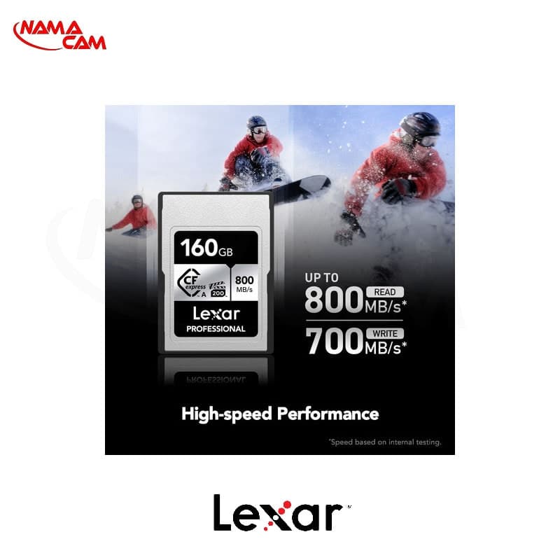 کارت حافظه لکسار 160 گیگ CFexpress تایپ A سری نقرهای-Lexar CFexpress 160G Silver — تصویر ۴