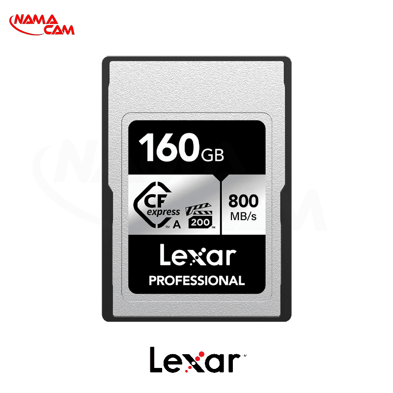 کارت حافظه لکسار 160 گیگ CFexpress تایپ A سری نقرهای-Lexar CFexpress 160G Silver