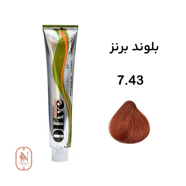 رنگ مو الیو شماره 7.43 رنگ (بلوند برنز)