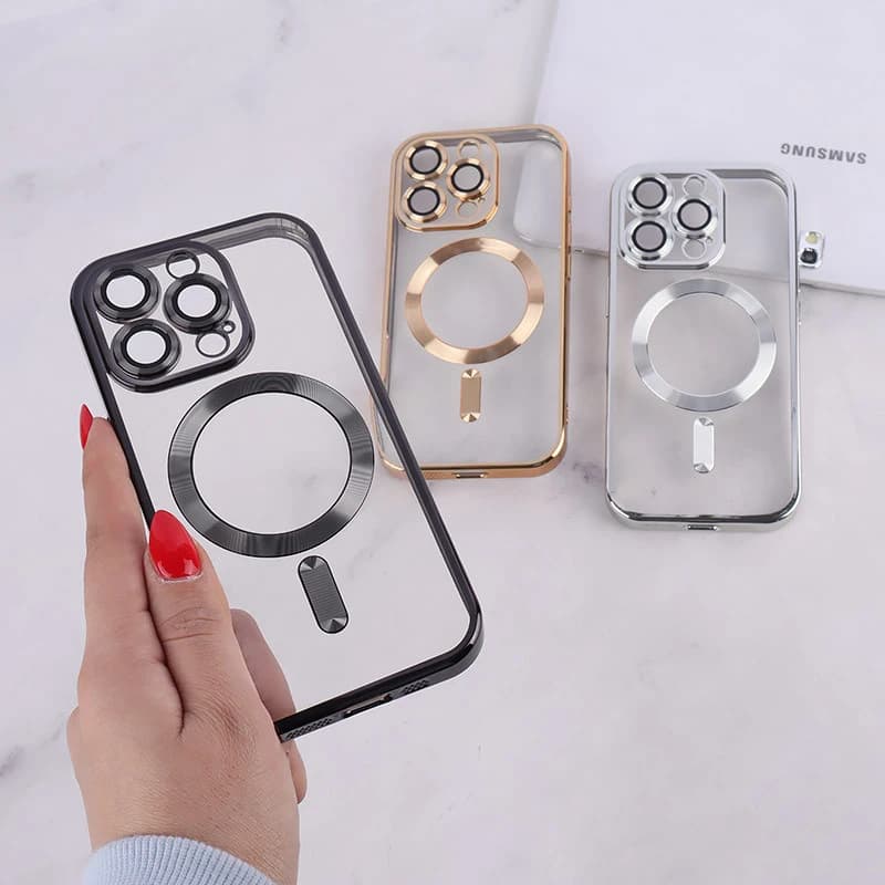 قاب ژله ای مگ سیف آیفون iPhone 16 Pro محافظ لنزدار — تصویر ۹