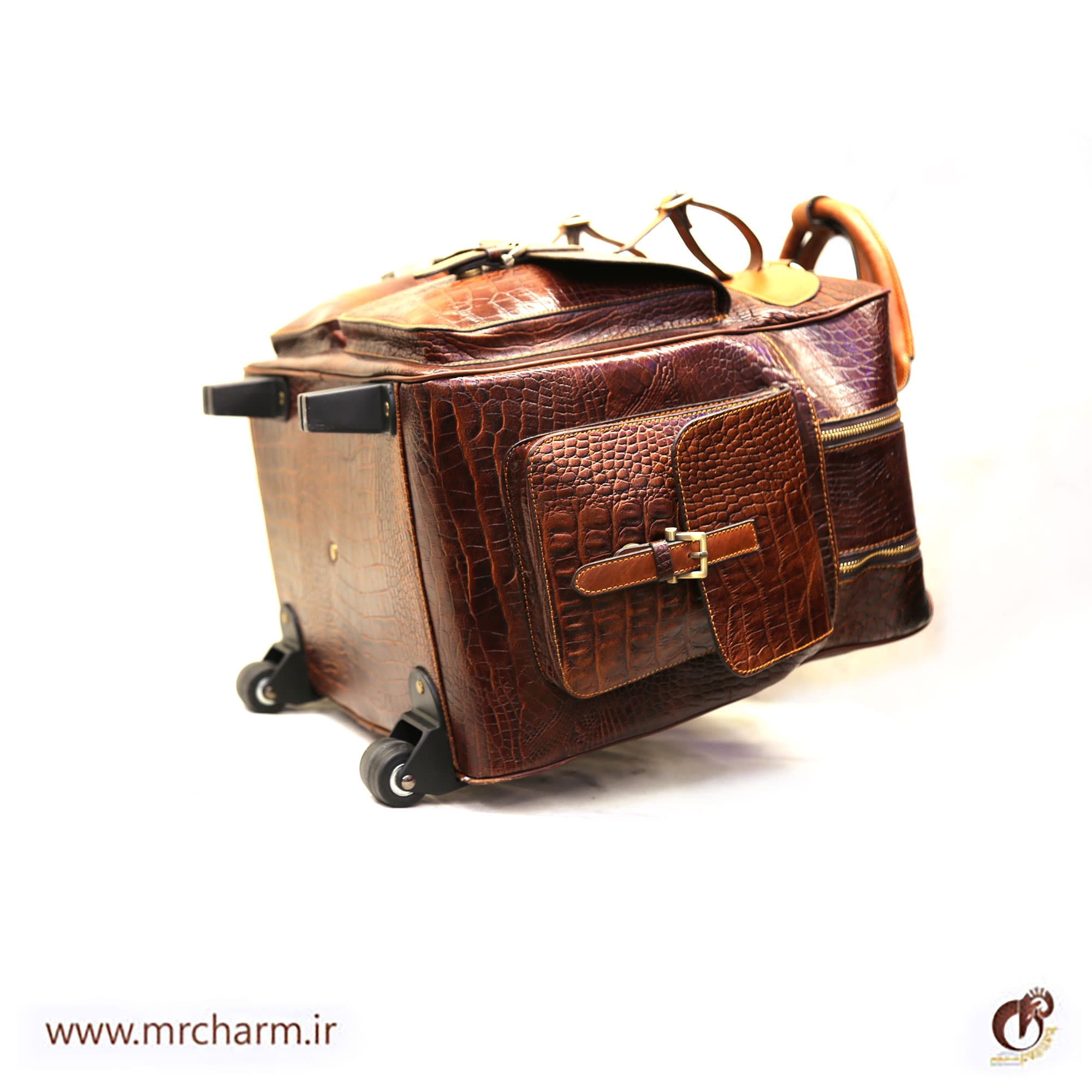چمدان تمام چرم mrc168-01 — تصویر ۵