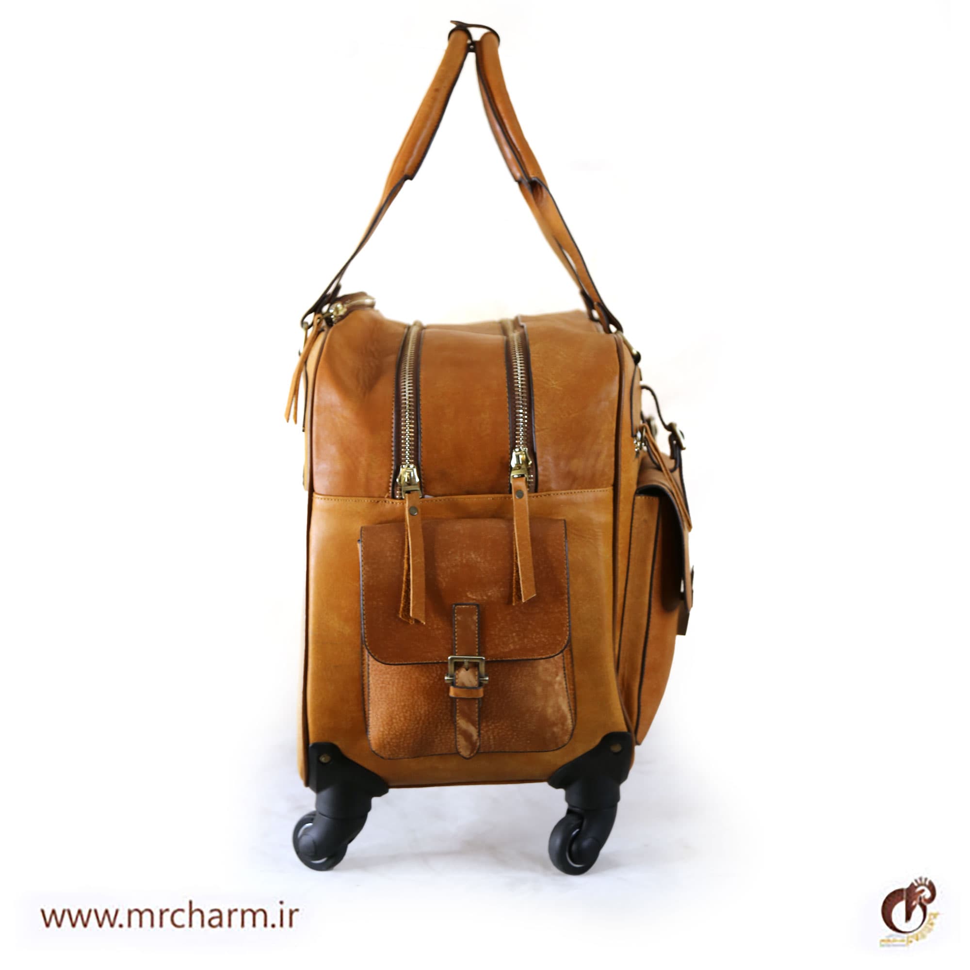 چمدان تمام چرم mrc168-01 — تصویر ۸